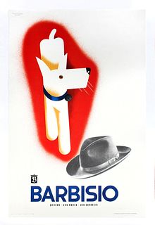 Vintage Poster - Barbisio (Italian Fedora Ad)