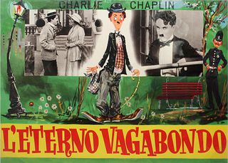 Vintage Poster - Charlie Chaplin L'Eterno Vagabond