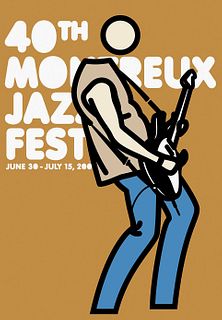 Julian Opie - Montreaux Jazz Festival 2006