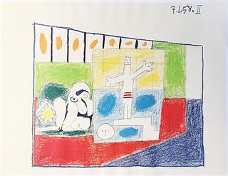 Pablo Picasso - 7.1.58 II from La Chute D'Icare