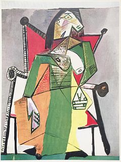 Pablo Picasso - Femme Assise dans un Fauteuil