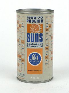 A-1 Beer 1969 Suns Schedule ~ 12oz ~ T35-13