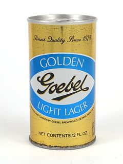 Goebel Golden Light Lager Beer ~ 12oz ~ T69-09