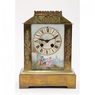 French Mantle Clock by A.D. Mougin