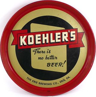 Koehler's Beer ~ 12 inch tray 