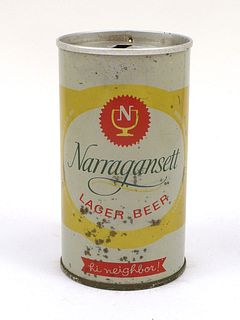 Narragansett Lager Beer ~ 12oz Zip Top ~ T95-39Z