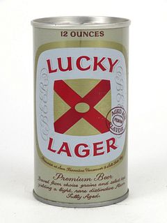 Lucky Lager Beer ~ 12oz ~ T89-22