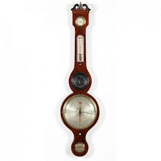 Victorian Wheel Barometer