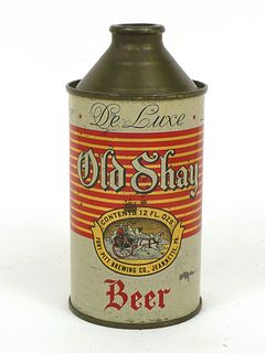 Old Shay Beer ~ 12oz Cone Top Can ~ 177-02