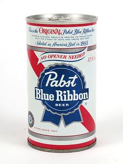 Pabst Blue Ribbon Beer (tough) No Opener Needed ~ 12oz ~ T105-33v
