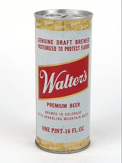 Walter's Premium Beer ~ 16oz  One Pint ~ T169-03