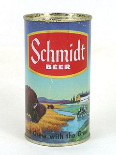 Schmidt Beer "Buffalo" ~ 12oz Flat Top Can ~ 130-33