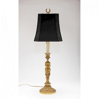 Fine Gilt Bronze Neoclassical Style Table Lamp