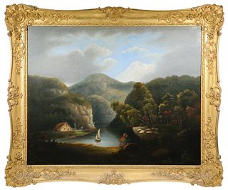 HUDSON RIVER STYLE PAINTING