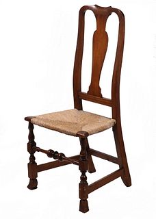 NEW ENGLAND QUEEN ANNE SIDE CHAIR