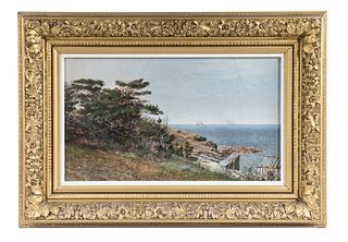 LATE 19TH C. VIEW OF THE MAINE COAST