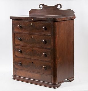 MINIATURE EMPIRE CHEST OF DRAWERS