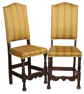 PR BAROQUE UPHOLSTERED SIDE CHAIRS