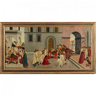 after Sandro Botticelli, "Three Miracles of Saint Zenobius"