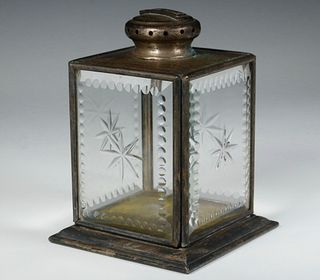 CUT GLASS COLLECTION BOX
