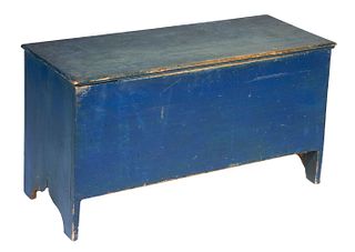 BLUE PAINTED CHEST