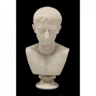 Marble Bust of the Emperor Augustus After the Antique