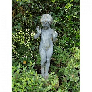 Italian Lead Garden Cupid
