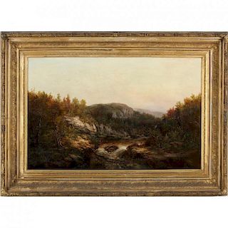 William Frerichs (NY/NC, 1829-1905), Mountain Falls