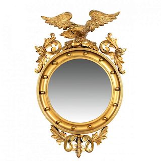 Federal Style Bull's Eye Mirror