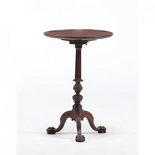 Chippendale Style Tilt Top Diminutive Candle Stand