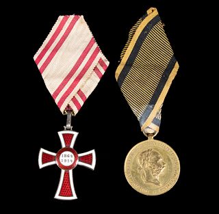 (2) WWI AUSTRO-HUNGARIAN MEDALS