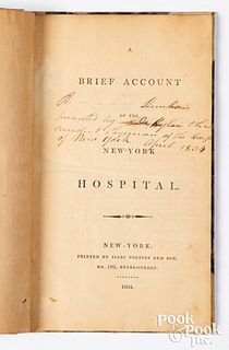 A Brief Account of the New York Hospital, 1804