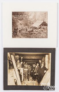 Two early industry photographs