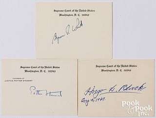 Three Associate Justice signatures