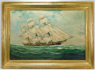 Robert Pie Impressionist Maritime Ship Painting