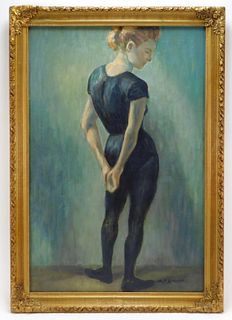 Attr. Margaret Fitzhugh Browne Ballerina Painting
