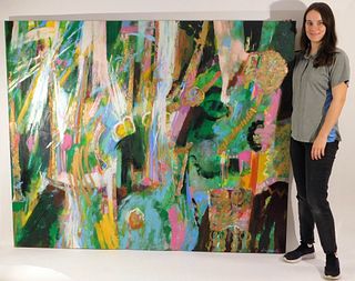 LG Lena Marchi Abstract Expressionist Painting