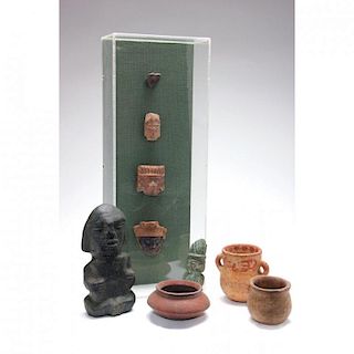 Nine Pre-Columbian Style Items