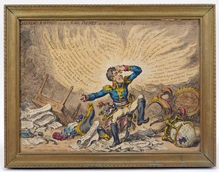 James Gillray Napoleon Illustration Etching
