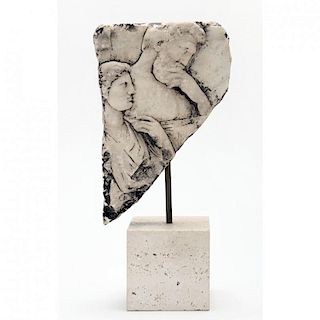 Classical Style Marble Stele Fragment