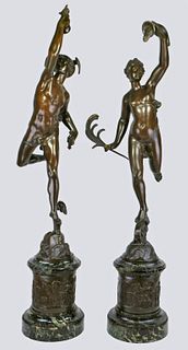 PR Aft. Giambologna Bronze Sculptures