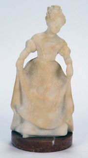 Friedrich Goldscheider Marble Girl Sculpture