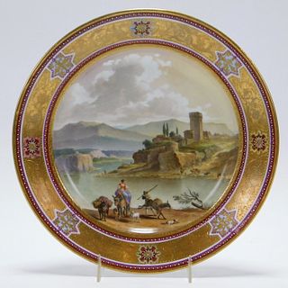 Royal Vienna Landscape Porcelain Plate