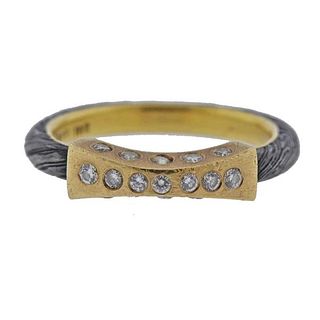18k 22k Steel Diamond Band Ring
