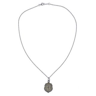 Tiffany &amp; Co Silver Love Pendant Necklace