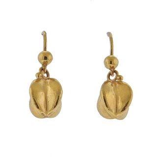 22k Gold Drop Earrings