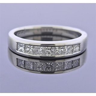 Platinum Diamond Wedding  Band Ring