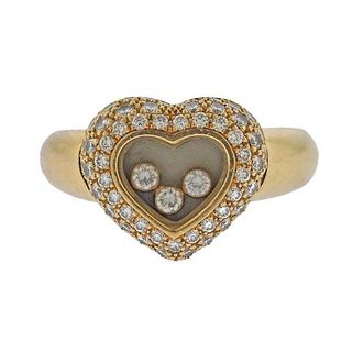 Chopard Happy Diamonds 18K Gold  Heart Ring