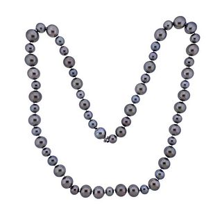 14K Gold Tahitian Pearl Necklace
