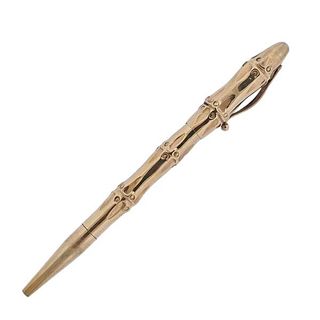 Tiffany &amp; Co 14k Gold Bamboo Pencil
